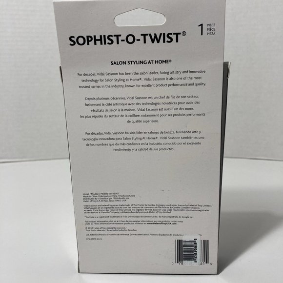 Sophist-O-Twist Hair Styling Bun Maker Tool Vidal Sassoon - Picture 8 of 13